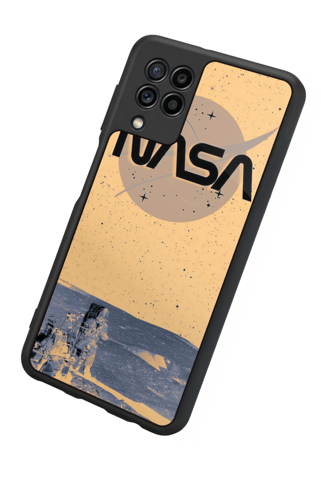 Samsung Galaxy M32 Uyumlu Nasa Tasarımlı Glossy Premium Kılıf