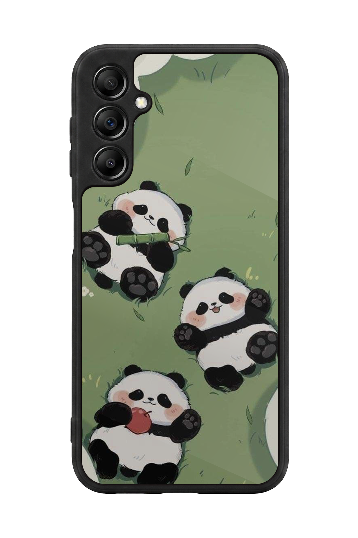 Samsung Galaxy A14 Uyumlu Panda Tasarımlı Glossy Premium Kılıf