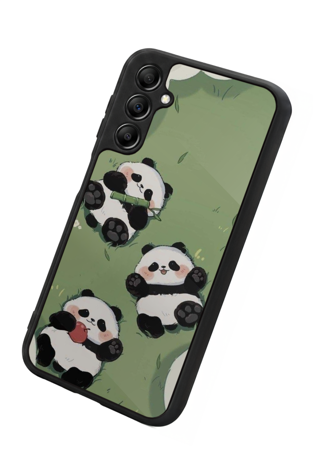 Samsung Galaxy A14 Uyumlu Panda Tasarımlı Glossy Premium Kılıf