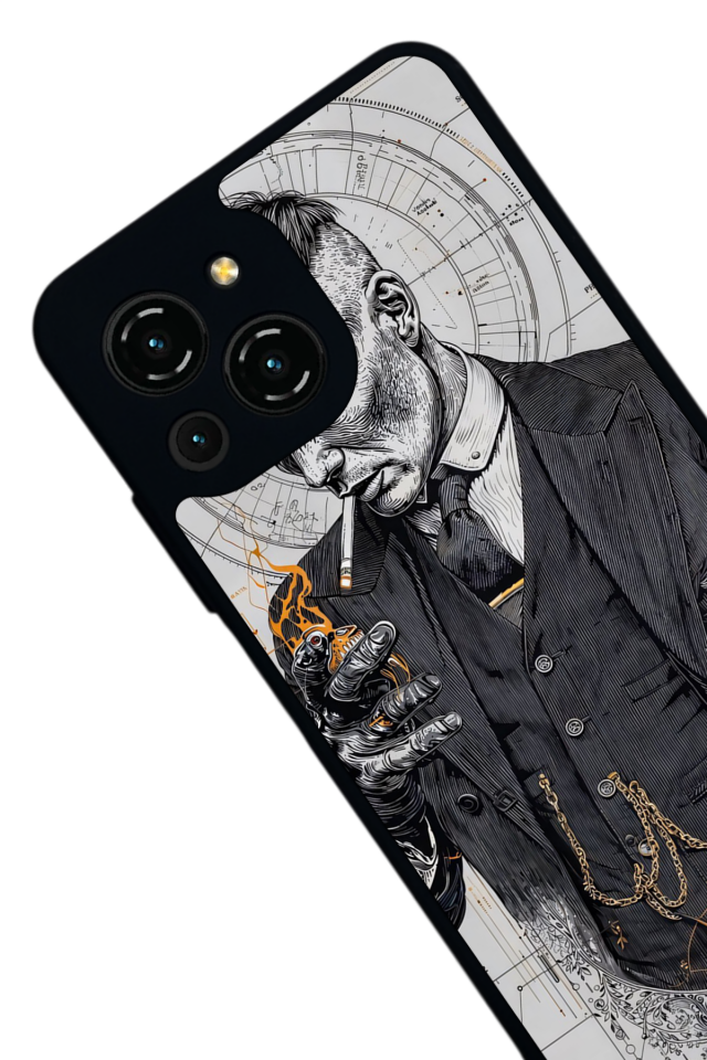 Reeder S23 Pro Max Uyumlu Peaky Blinders Tasarımlı Glossy Premium Kılıf