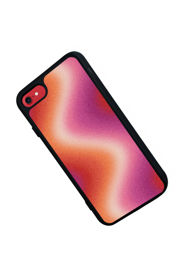iPhone 8 Uyumlu Soft Degrade Tasarımlı Glossy Premium Kılıf