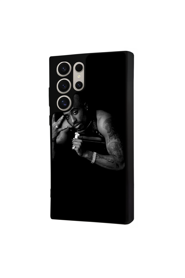 Samsung Galaxy S23 Ultra Uyumlu Tupac Tasarımlı Glossy Premium Kılıf