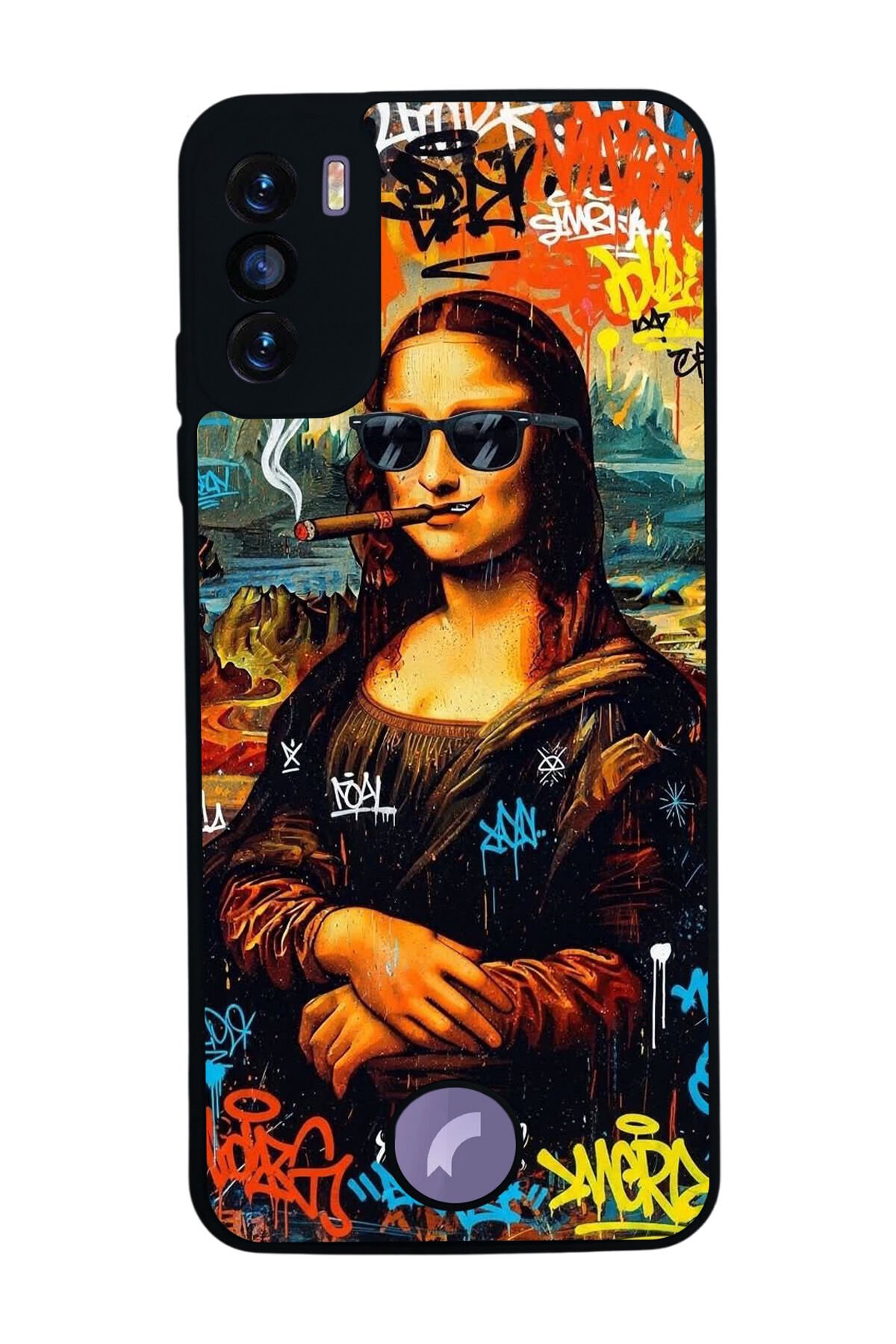 Reeder S19 Max Pro S Uyumlu Monalisa Tasarımlı Glossy Premium Kılıf
