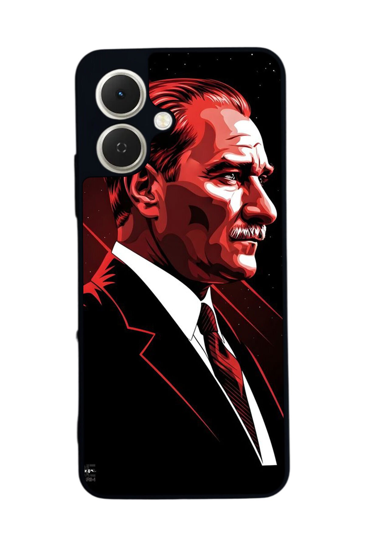 Tecno Spark GO 2 Uyumlu Mustafa Kemal Ataturk Tasarımlı Glossy Premium Kılıf