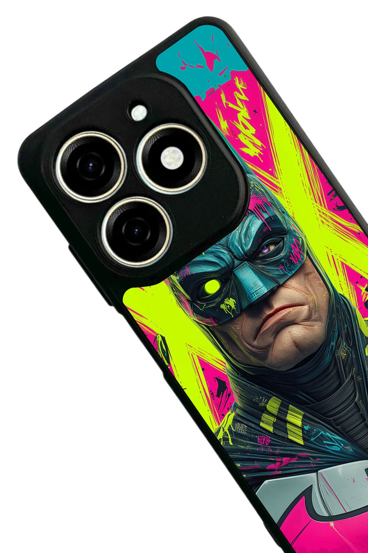 Tecno Spark 20/20C Uyumlu Batman Tasarımlı Glossy Premium Kılıf