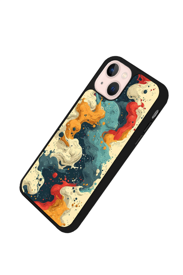 iPhone 14 Plus Uyumlu Abstract Tasarımlı Glossy Premium Kılıf