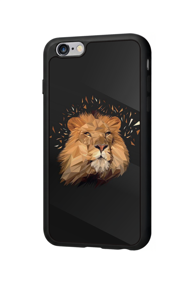 iPhone 6 Plus Uyumlu Aslan Tasarımlı Glossy Premium Kılıf