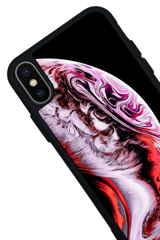 iPhone XS Max Uyumlu Ay Tasarımlı Glossy Premium Kılıf