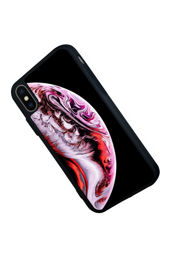 iPhone XS Max Uyumlu Ay Tasarımlı Glossy Premium Kılıf
