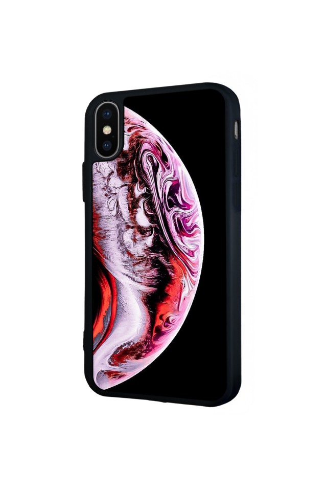 iPhone XS Max Uyumlu Ay Tasarımlı Glossy Premium Kılıf