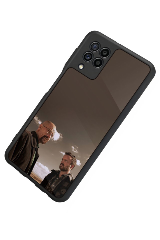 Samsung Galaxy M22 Uyumlu BreakingBad Tasarımlı Glossy Premium Kılıf