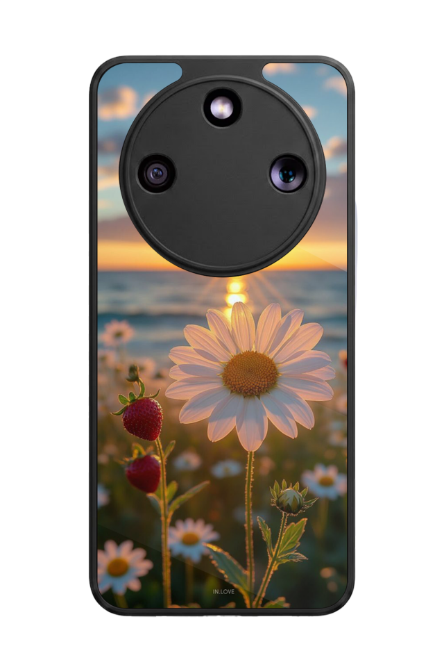 Honor Magic 8 Lite Uyumlu Cicek Tasarımlı Glossy Premium Kılıf