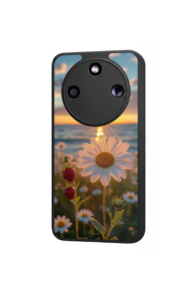 Honor Magic 8 Lite Uyumlu Cicek Tasarımlı Glossy Premium Kılıf