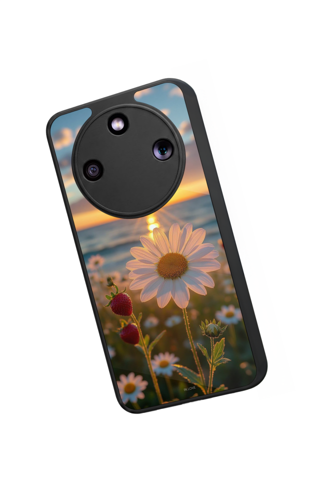 Honor Magic 8 Lite Uyumlu Cicek Tasarımlı Glossy Premium Kılıf