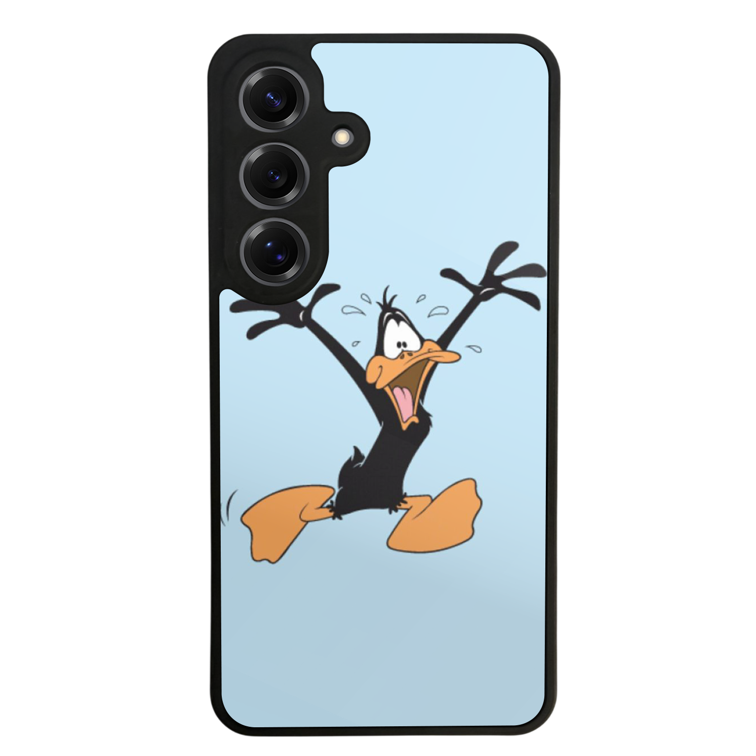 Samsung Galaxy S25 Uyumlu Daffy duck Tasarımlı Glossy Premium Kılıf