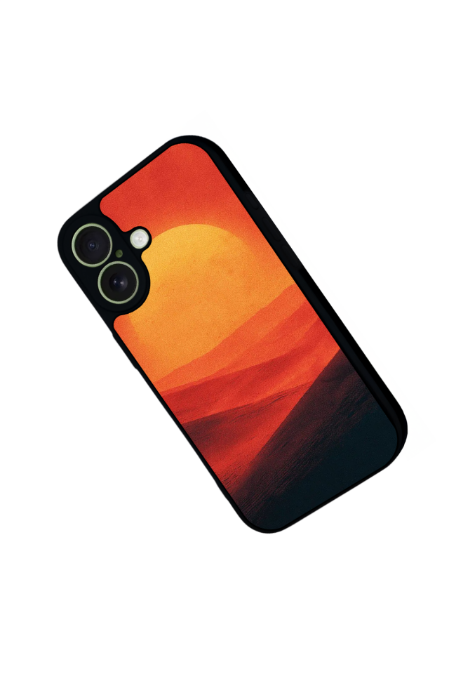 iPhone 17 Uyumlu Güneş Tasarımlı Glossy Premium Kılıf