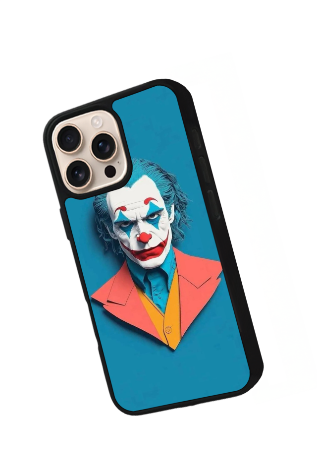 iPhone 14 Pro Max Uyumlu Joker Tasarımlı Glossy Premium Kılıf