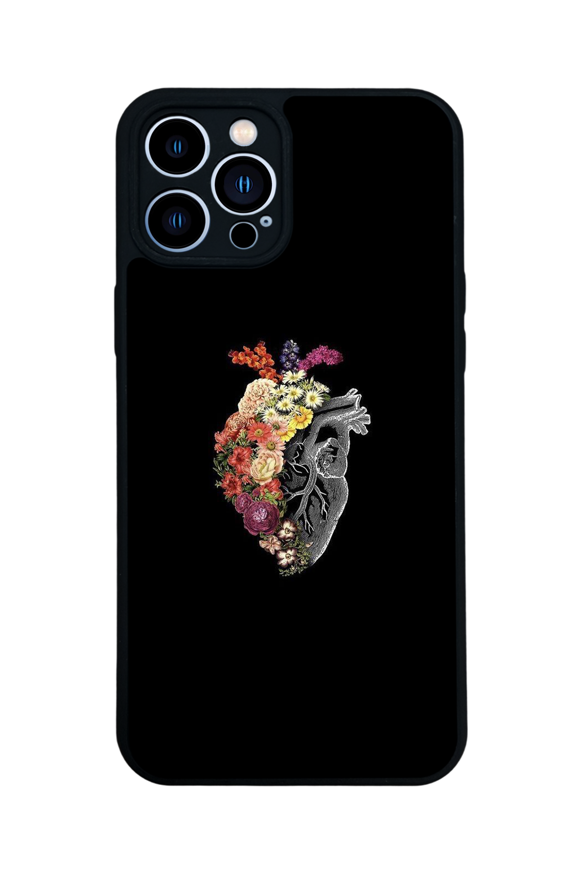 iPhone 12 Pro Max Uyumlu Kalp Love Tasarımlı Glossy Premium Kılıf