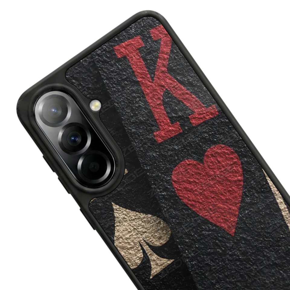 Samsung Galaxy A37 Uyumlu Kart Tasarımlı Glossy Premium Kılıf