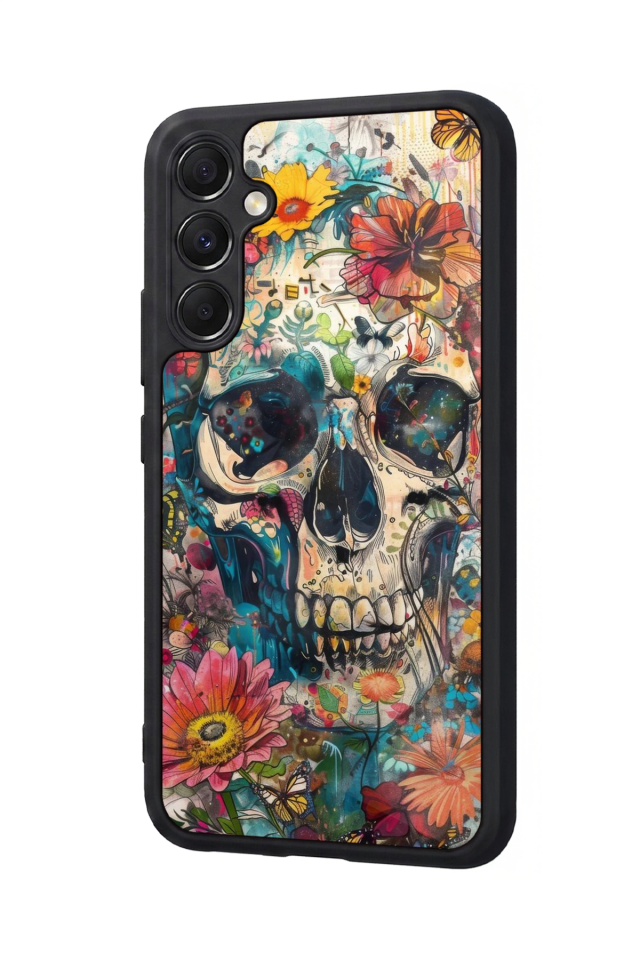 Samsung Galaxy A34 Uyumlu KuruKafa Tasarımlı Glossy Premium Kılıf