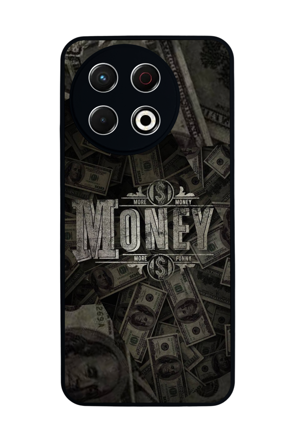 Tecno Spark 30 Pro Uyumlu Money Para Tasarımlı Glossy Premium Kılıf