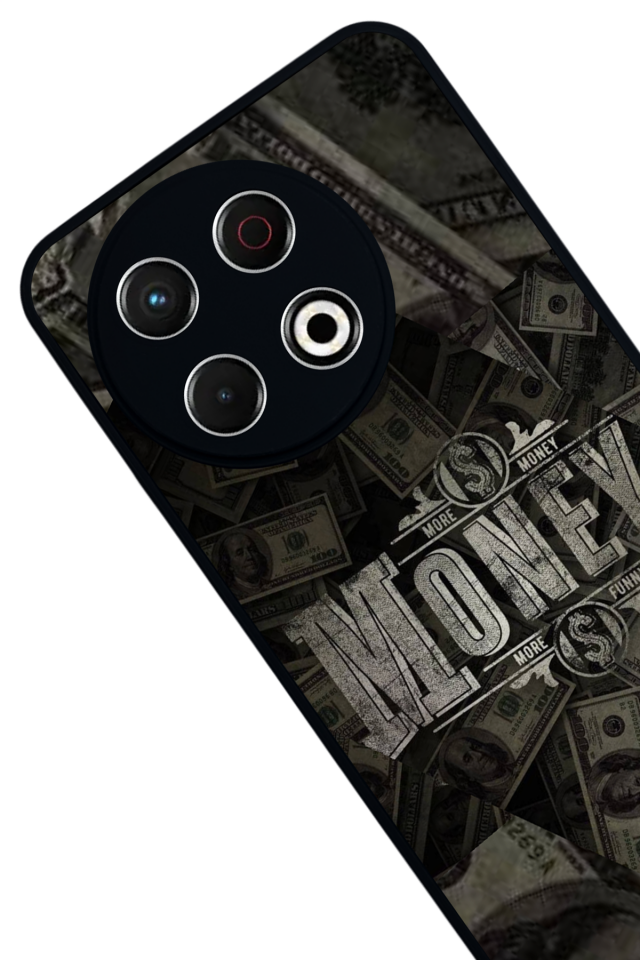 Tecno Spark 30 Pro Uyumlu Money Para Tasarımlı Glossy Premium Kılıf