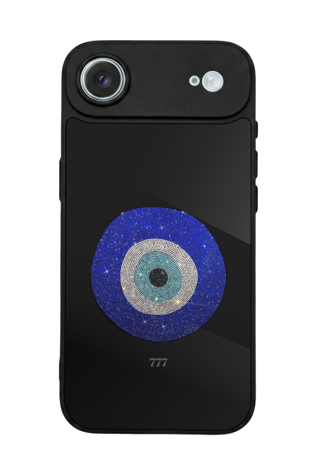 iPhone 17 Air Uyumlu Nazar Tasarımlı Glossy Premium Kılıf