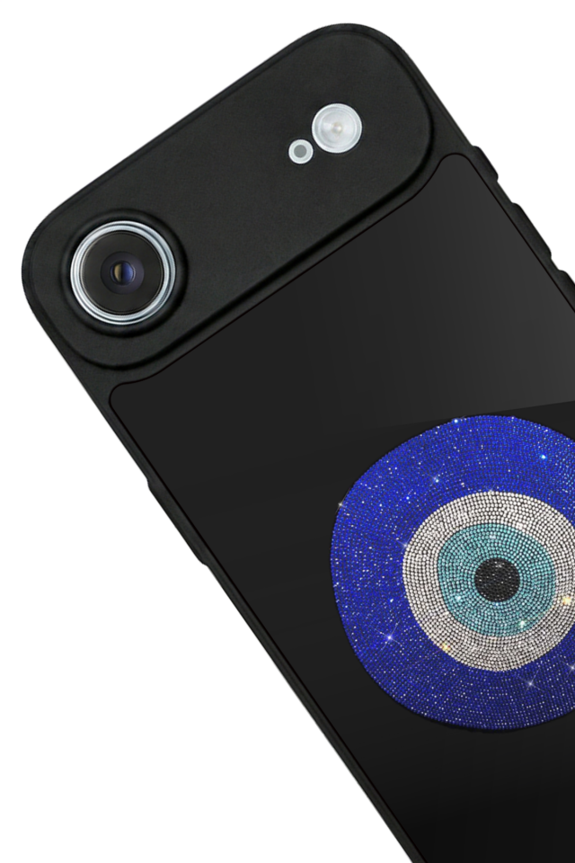 iPhone 17 Air Uyumlu Nazar Tasarımlı Glossy Premium Kılıf