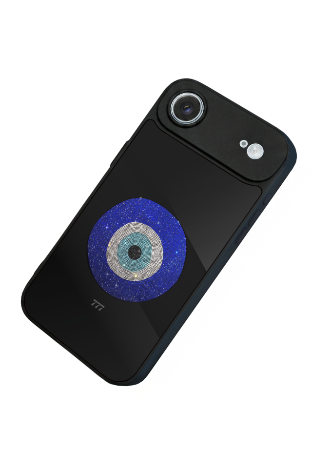 iPhone 17 Air Uyumlu Nazar Tasarımlı Glossy Premium Kılıf