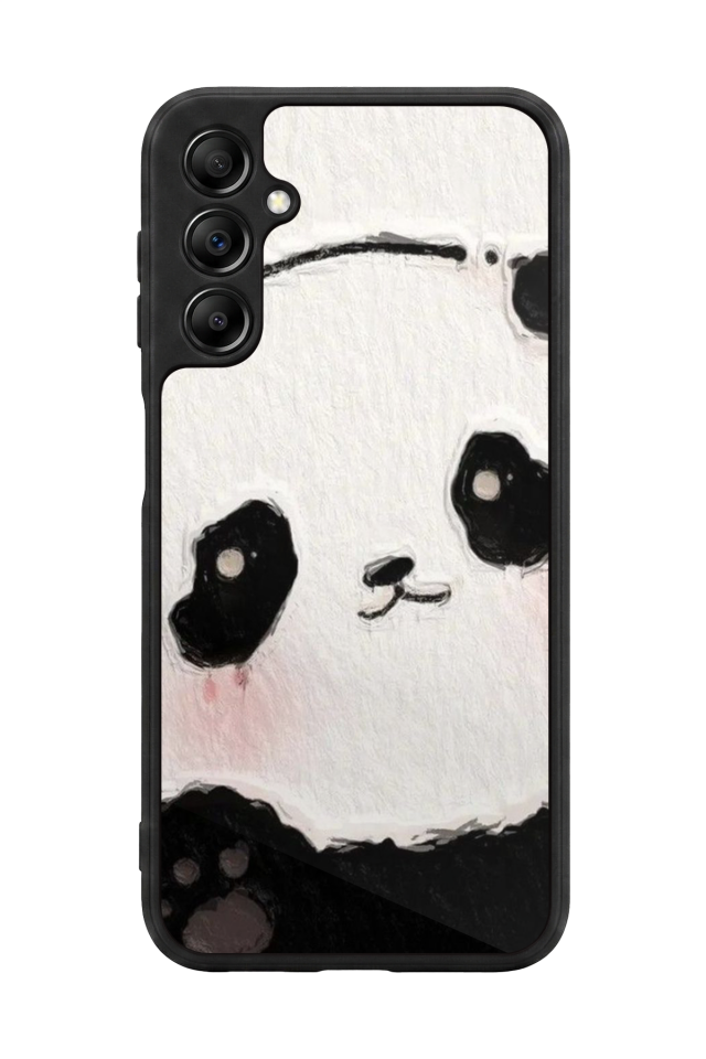 Samsung Galaxy A14 Uyumlu Panda Tasarımlı Glossy Premium Kılıf