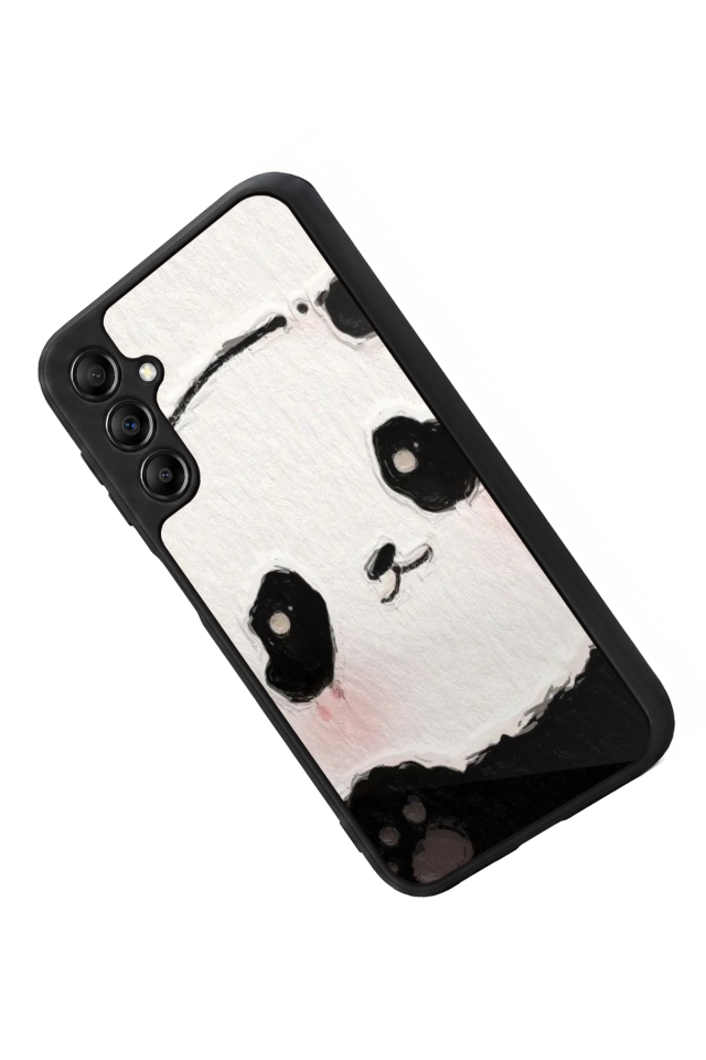 Samsung Galaxy A14 Uyumlu Panda Tasarımlı Glossy Premium Kılıf