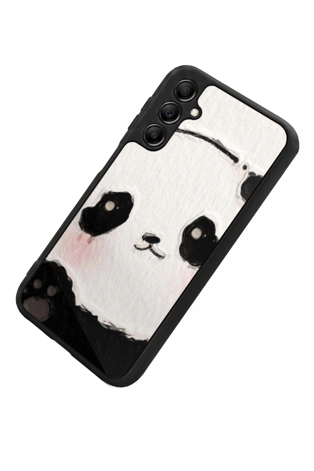 Samsung Galaxy A14 Uyumlu Panda Tasarımlı Glossy Premium Kılıf