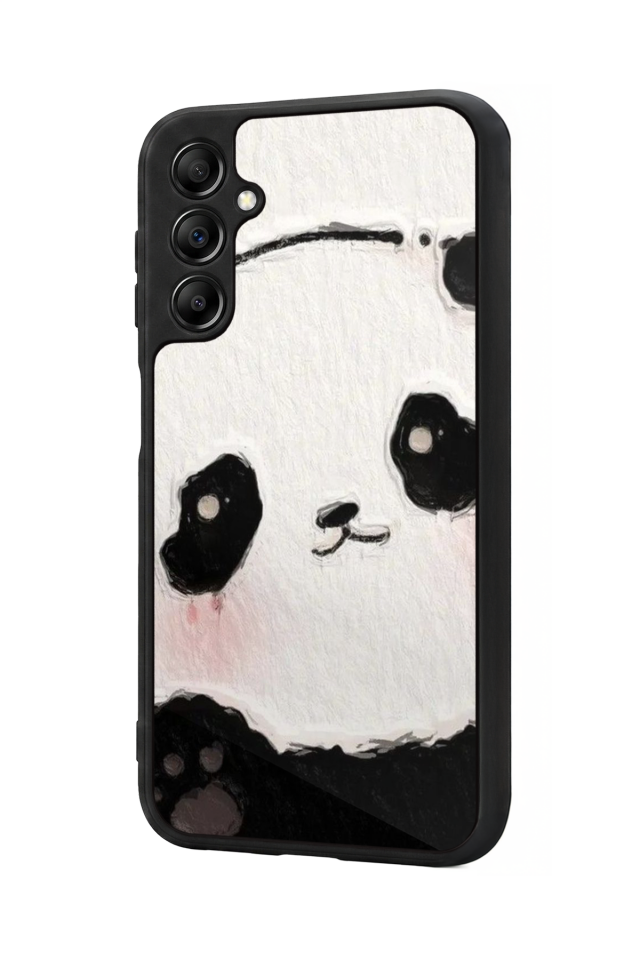 Samsung Galaxy A14 Uyumlu Panda Tasarımlı Glossy Premium Kılıf