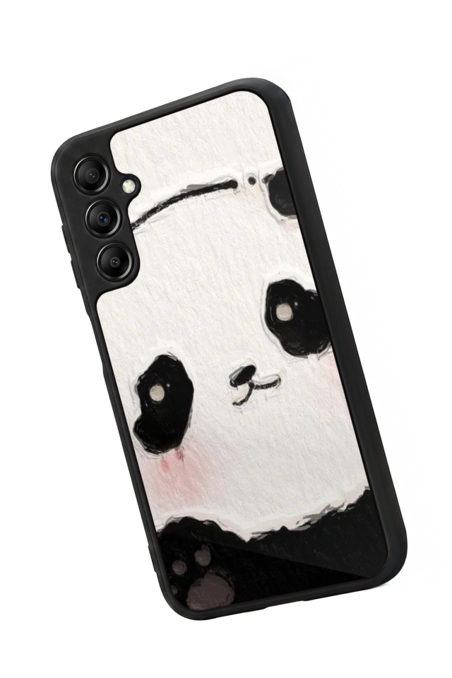Samsung Galaxy A14 Uyumlu Panda Tasarımlı Glossy Premium Kılıf