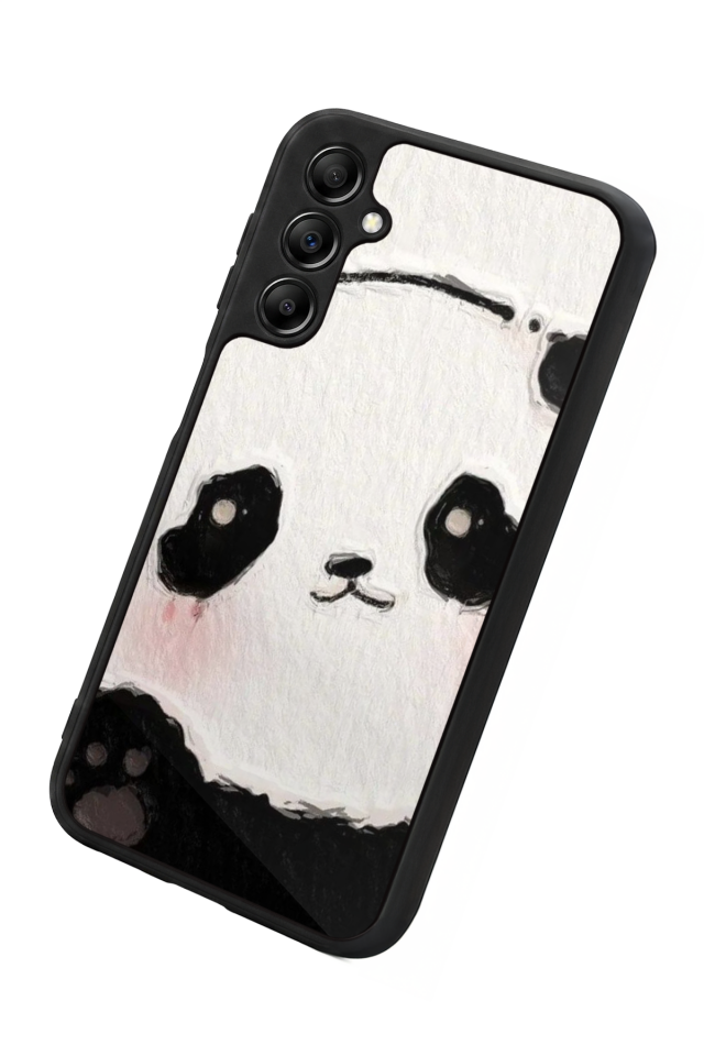 Samsung Galaxy A14 Uyumlu Panda Tasarımlı Glossy Premium Kılıf