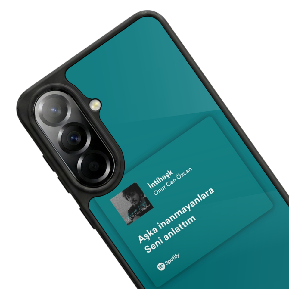 Samsung Galaxy A57 Uyumlu Sarki Sozleri Tasarımlı Glossy Premium Kılıf