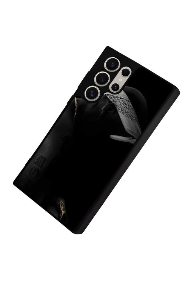 Samsung Galaxy S23 Ultra Uyumlu Tupac Tasarımlı Glossy Premium Kılıf