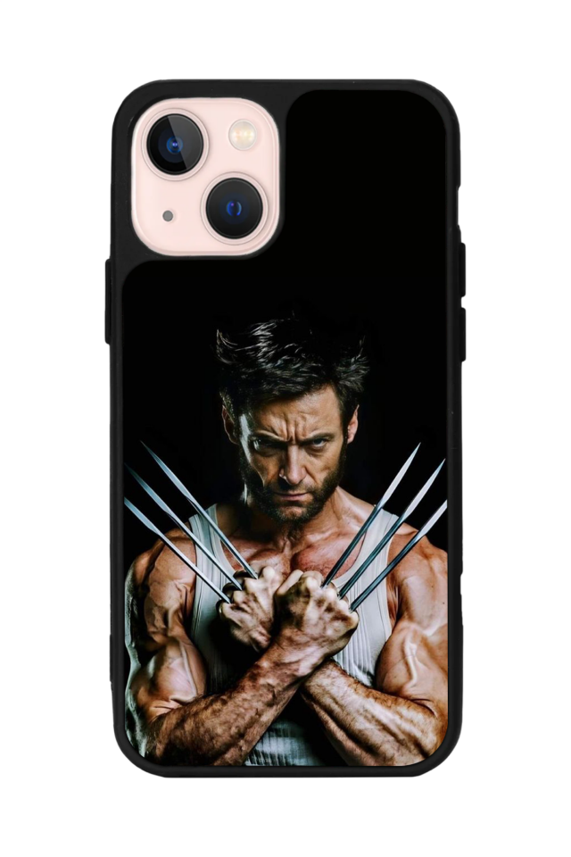 iPhone 13 Mini Uyumlu Wolverine Tasarımlı Glossy Premium Kılıf