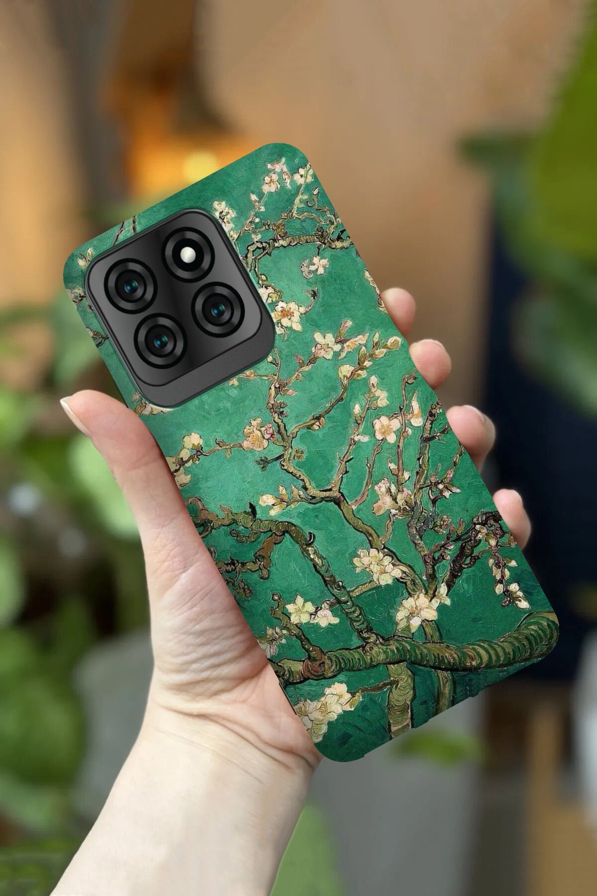 Reeder S71 Uyumlu Kamera Korumalı Van Gogh Tablo Desenli HD Baskılı Silikon Kılıf