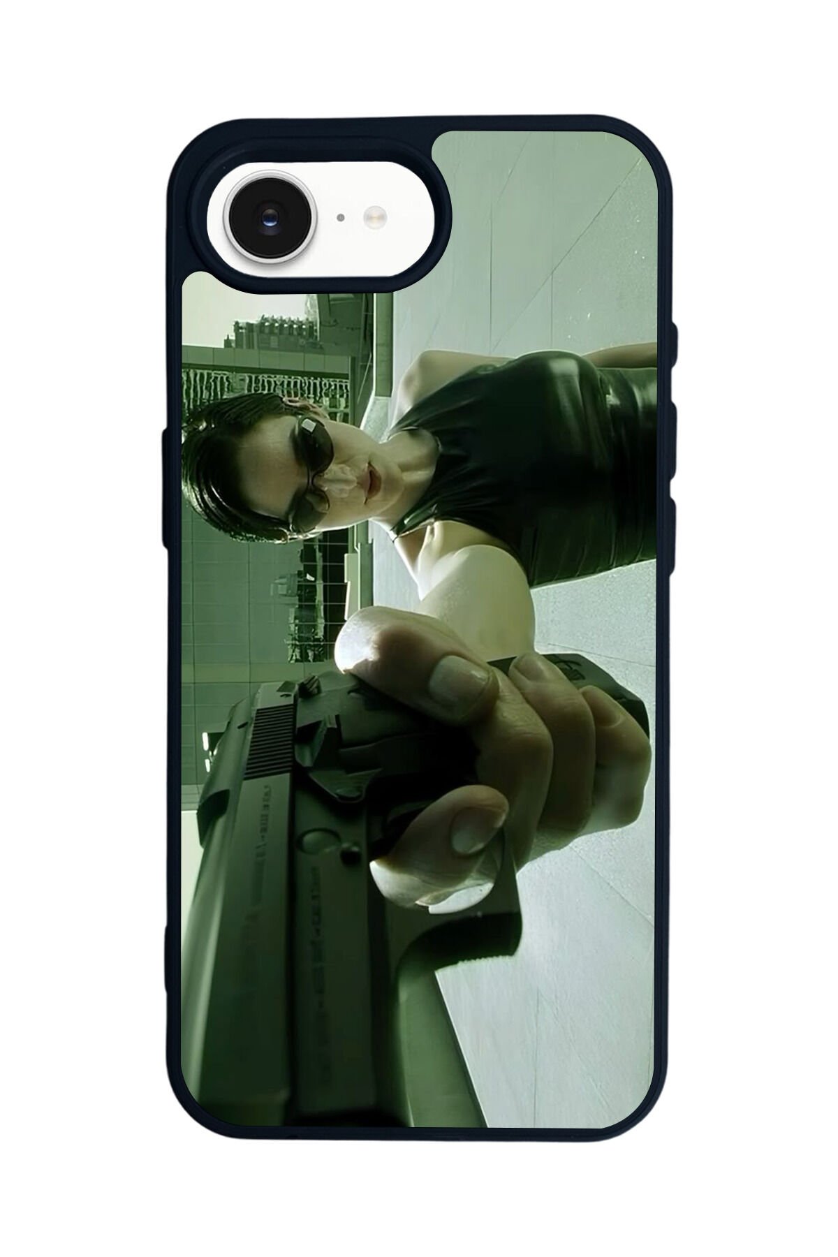 iPhone 16E Uyumlu MatriiPhone 16E Tasarımlı Glossy Premium Kılıf