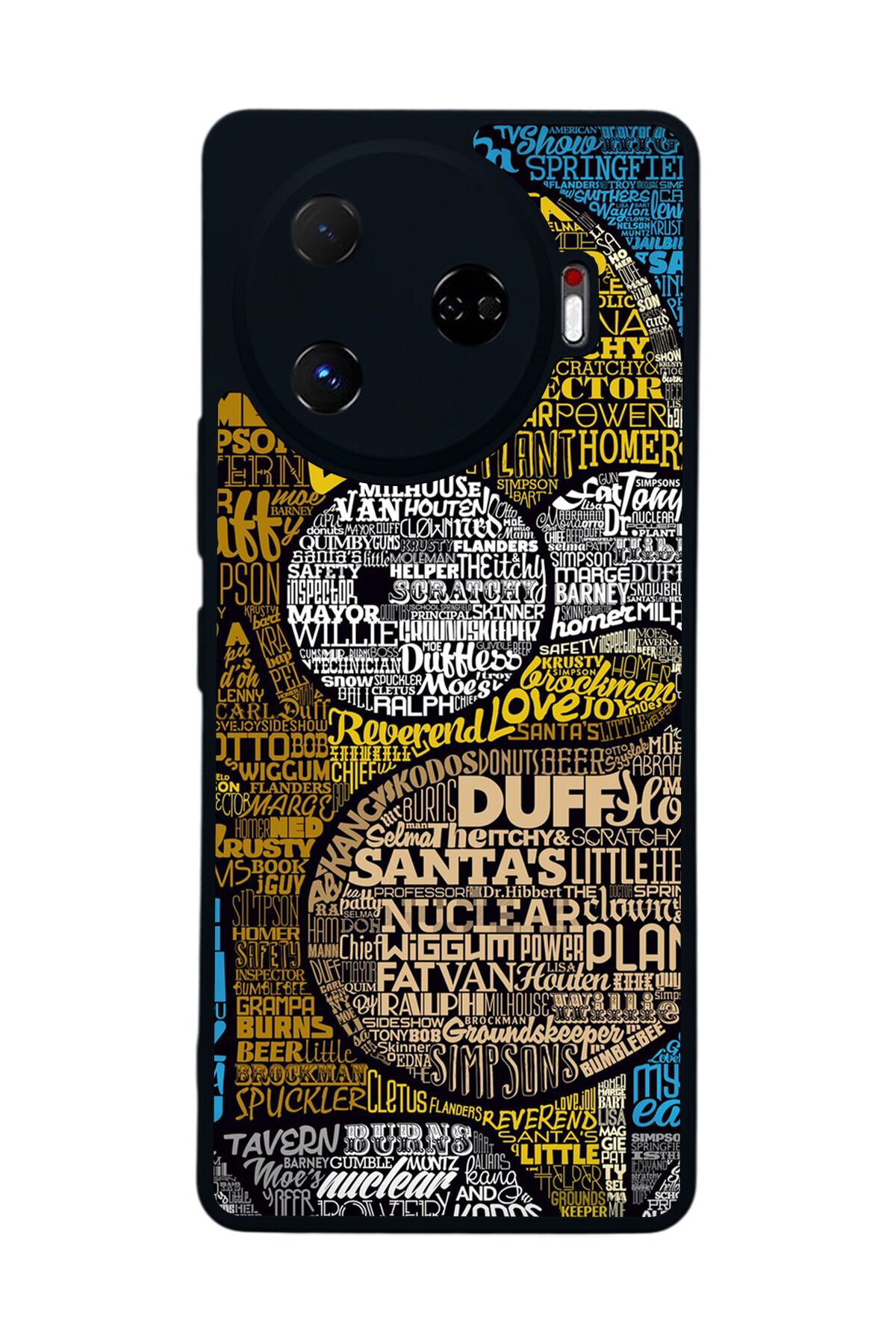 Tecno Camon 30 Pro Uyumlu The Simpsons Tasarımlı Glossy Premium Kılıf