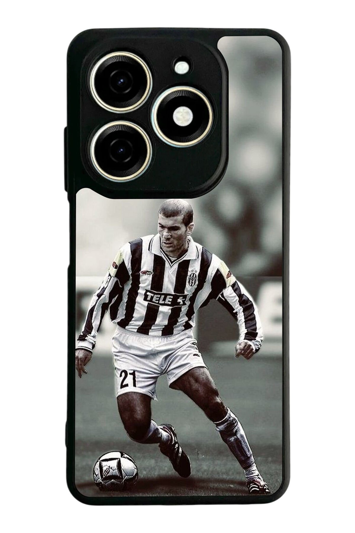 Infınıx Smart 8 Pro Uyumlu Zidane Tasarımlı Glossy Premium Kılıf