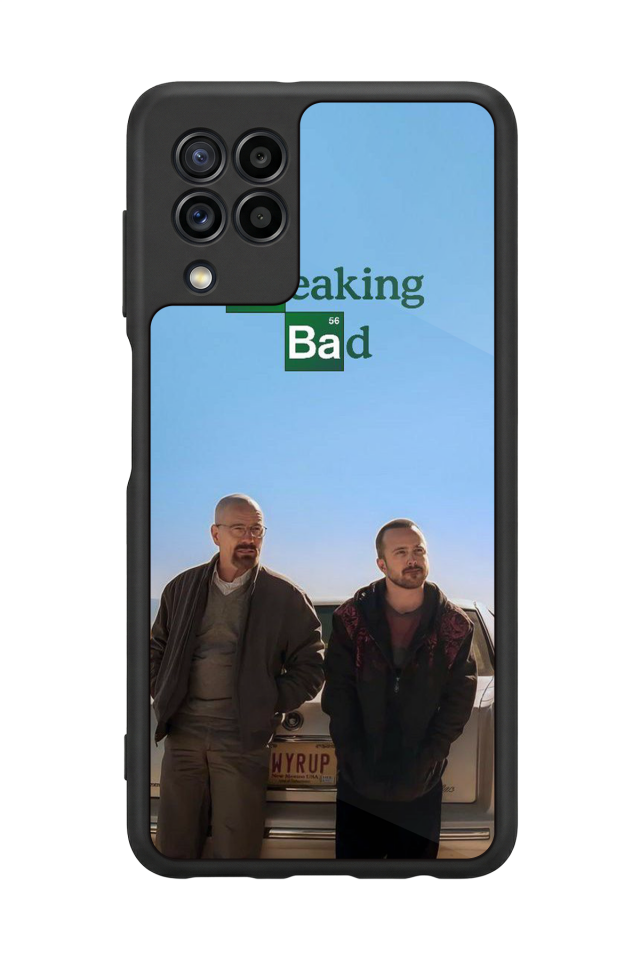 Samsung Galaxy M22 Uyumlu BreakingBad Tasarımlı Glossy Premium Kılıf