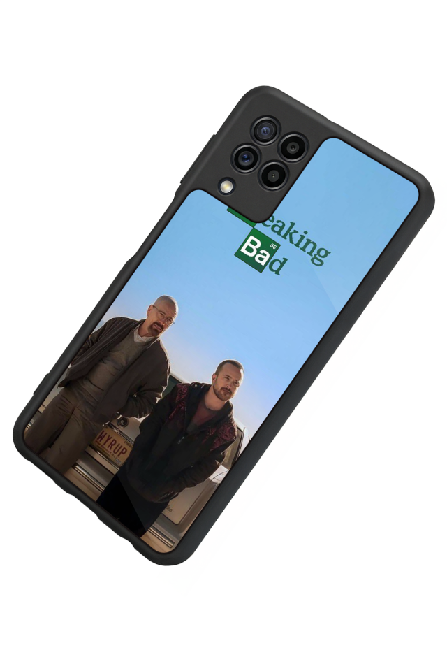 Samsung Galaxy M22 Uyumlu BreakingBad Tasarımlı Glossy Premium Kılıf