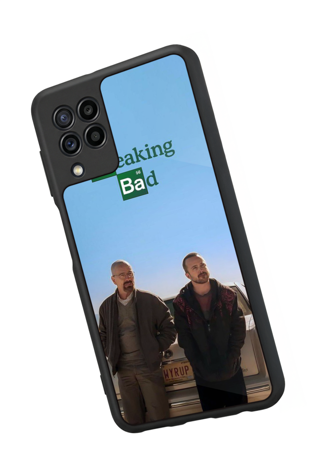 Samsung Galaxy M22 Uyumlu BreakingBad Tasarımlı Glossy Premium Kılıf