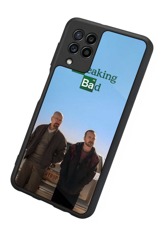 Samsung Galaxy M22 Uyumlu BreakingBad Tasarımlı Glossy Premium Kılıf
