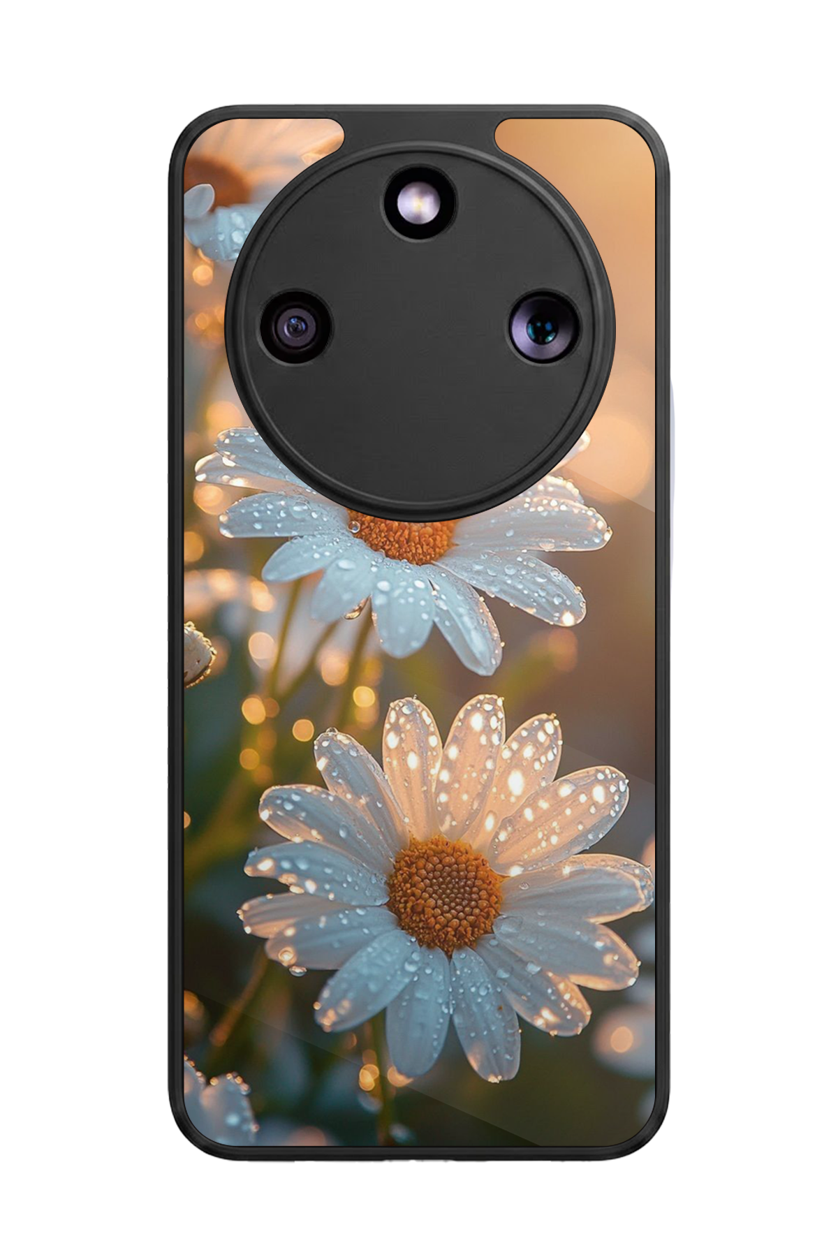 Honor Magic 8 Lite Uyumlu Cicek Tasarımlı Glossy Premium Kılıf
