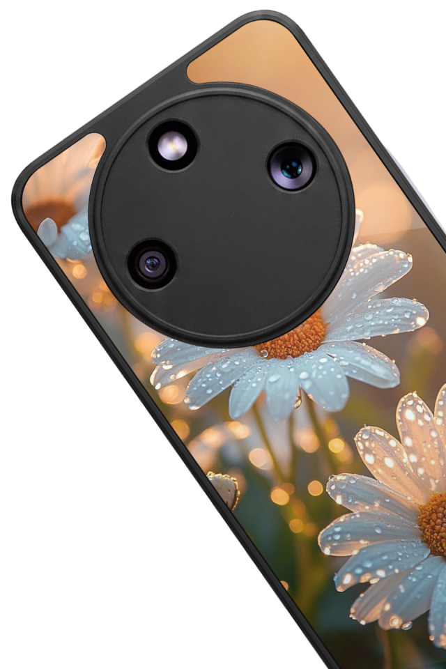 Honor Magic 8 Lite Uyumlu Cicek Tasarımlı Glossy Premium Kılıf