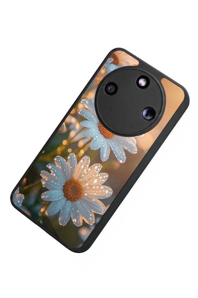 Honor Magic 8 Lite Uyumlu Cicek Tasarımlı Glossy Premium Kılıf