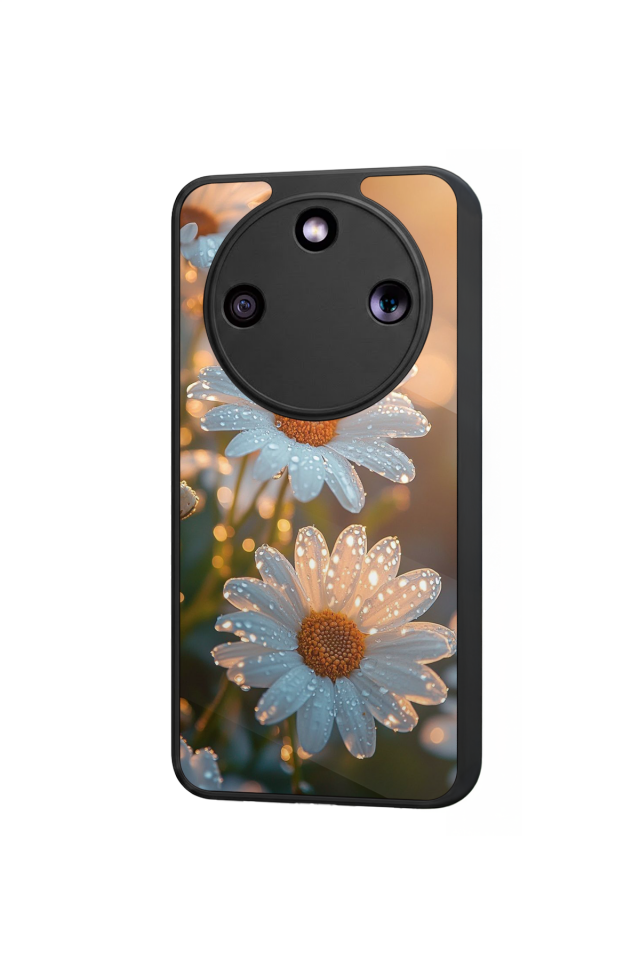 Honor Magic 8 Lite Uyumlu Cicek Tasarımlı Glossy Premium Kılıf